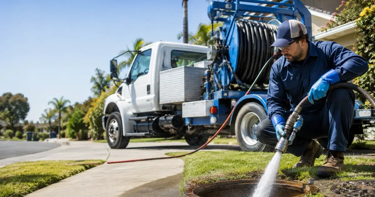 Hydro jet sewer cleaning Pauma Valley