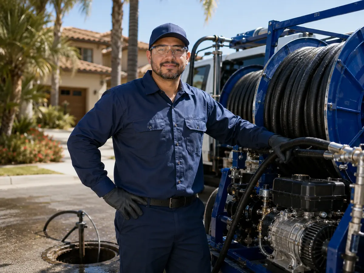 Hydro jet sewer cleaning in Pauma Valley