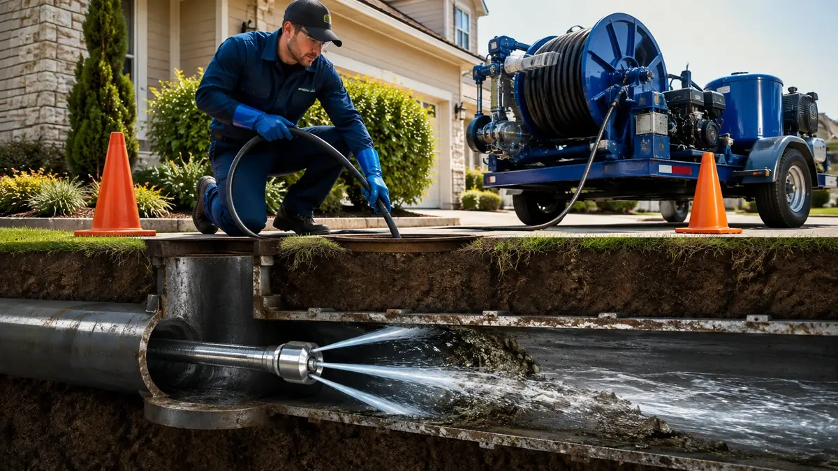 Main Sewer Line Hydro Jet Cleaning in Pauma Valley