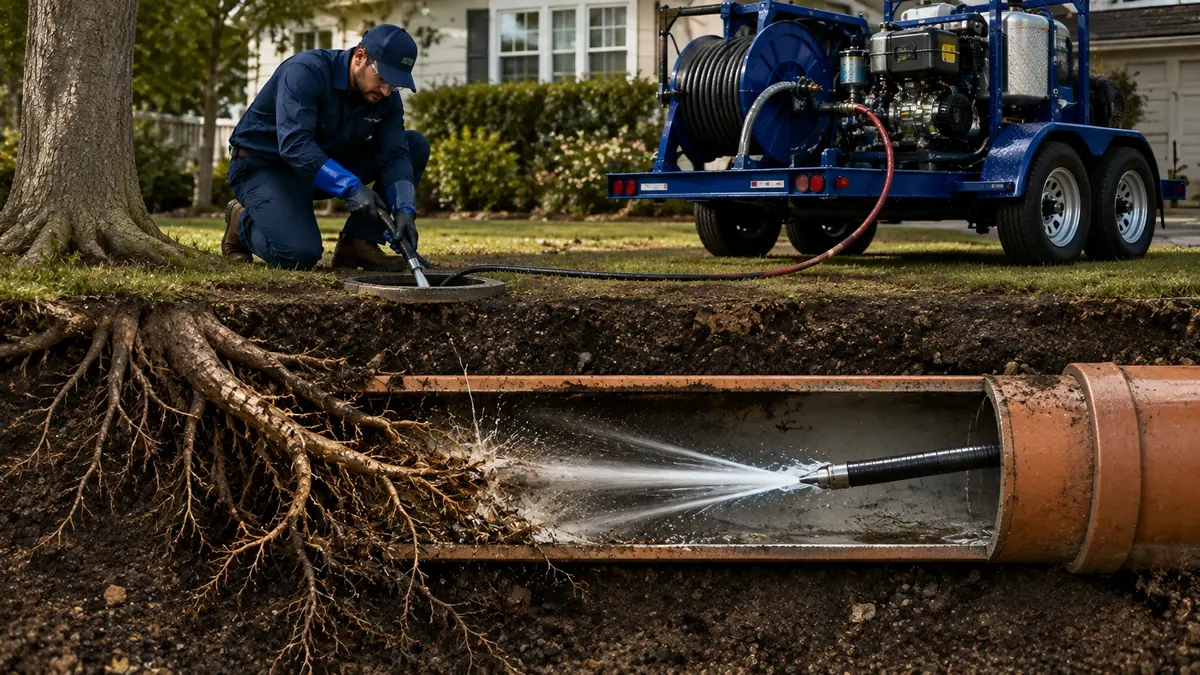 Tree Root Removal with Hydro Jetting in Pauma Valley